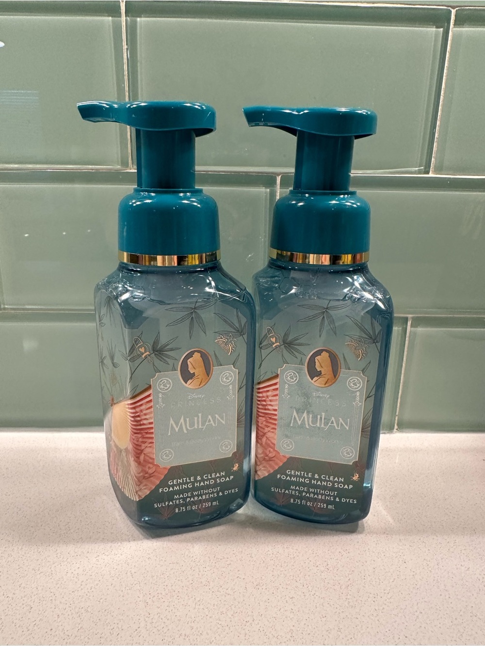 Bath & Body Works Disney Princess Mulan Foaming Soap Duo
